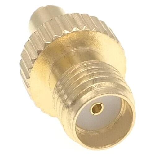 10pcs TS9 Male Plug To SMA Female Plug RF Coax Connector Plating Adapter Gold