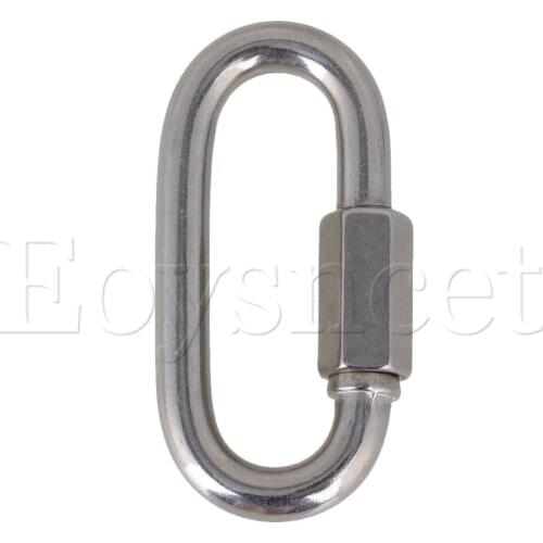 304 Edelstahl Quick Link Verschlussring Karabiner M10