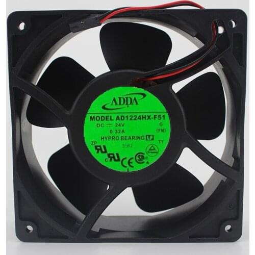 ADDA AD1224HX-F51 1238 12038 12CM 120MM DC 24V 0.32A blower cooling fan