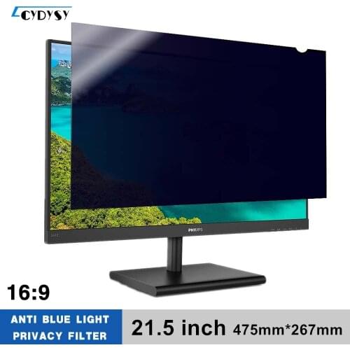 21.5 inch LG Anti-Blue Light Privacy Filter Anti-Glare Screen Protective film for 16:9 Widescreen Computer 475mm*267mm