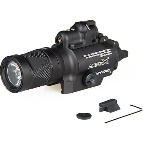 X400V Flashlight with Red Laser Sight For Handguns Long Guns M1913 Picatinny Rails gz150083