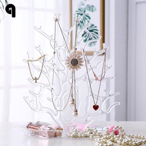 QM Exquisite Coral Tree Earring Necklace Ring Pendant Bracelet Jewelry Cases Display Stand Tray Tree Storage jewelry Women Gifts
