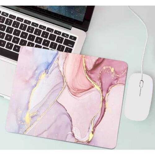Kawaii Mouse Pad Gabinete Gamer ковер Gaming Accessories Keyboard Small Pink Marble Varmilo Computer Desk Mat CS GO LOL Mousepad