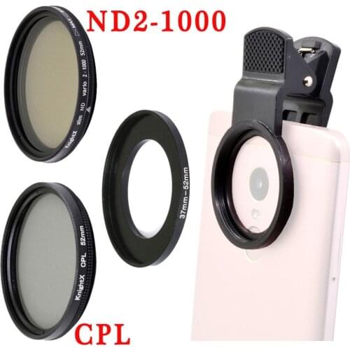 KnightX polarizing CPL mobile Phone Lens Kit nd2-1000 Camera filter macro lens lenses for iphone 11 phone mobile android