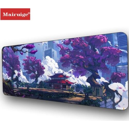Anime Purple Chinese Landscape High Quality Mouse Pad Mini Pc Office Game Player Desk Mat Rubber Non-slip Carpet Mats Xxl