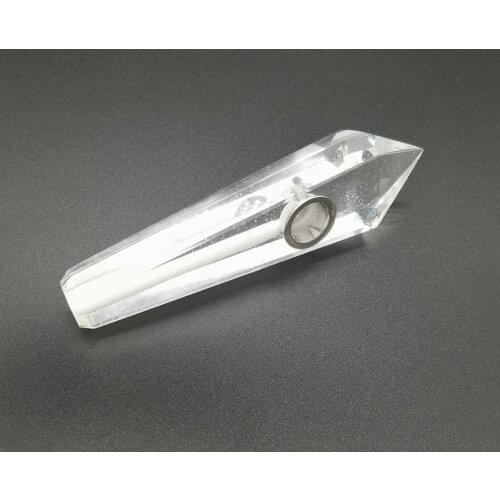 Wholesale price Aura angel quartz wand smoking pipe Crystal Tobacco Pipe with With Metal Filter wholesale price healing