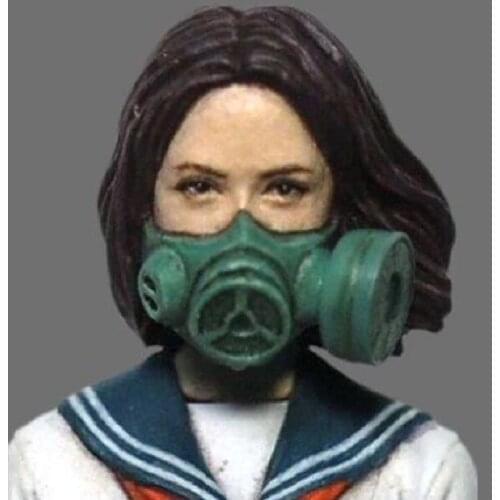 Unassembled 1:35 Resin Figure Modern Model Kit -X2 Female Soldier Figures Resin Kit Diy Toys Unpainted Kits 4.5Cm