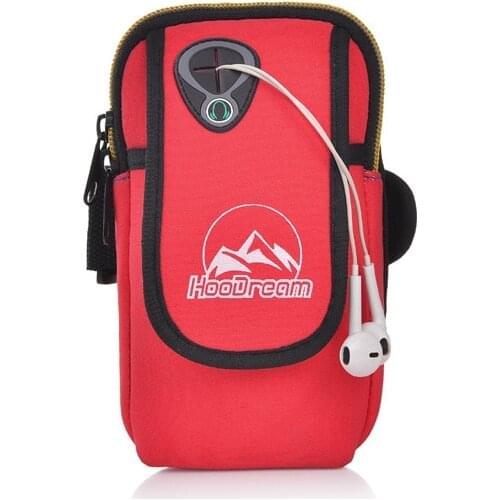 Nylon Woman Men 6.0 In Running Arm Sports Waterproof Band Bag Pouch Jogging Workout Cover for Mobile Smart Phone Bag Outdoor