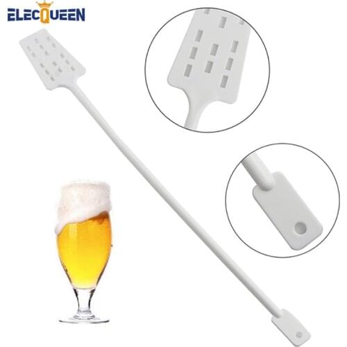 24" Long Handled Plastic Beer Mash Paddle 15 holes - Food Grade For Homebrew