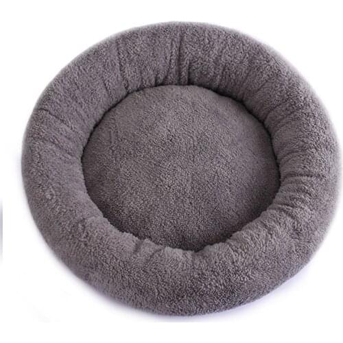 Pet Supplies Round Soft Dog Kennels Multi-size Cat Bed Warm Suitable for Small and Medium-sized Sleeping Puppy Mat Accessories