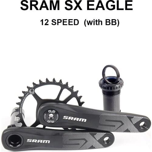 SRAM FC SX EAGLE DUB 1X12 12 Speed Steel Chainring 34T 170mm 175mm MTB Bicycle Part Crankset 6mm offset 38T 104BCD