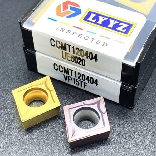 CCMT120404 LY15TF LY6020 LY735 Carbide Inserts Cutter CNC Lathe Turning Tools For Metal Internal Turning Tool CCMT120404