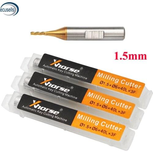 1.5mm milling Cutter Probe for Xhorse CONDOR XC MINI Plus Dolphin XP-005 Dolphin XP-007 Key Cutting Machine