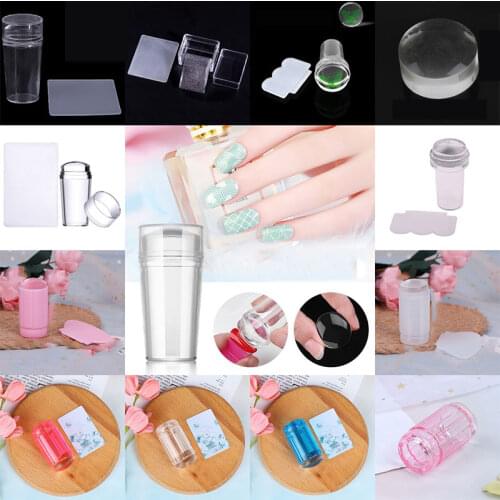 1Pc Nail Art Silicone Replacement Stamper Jelly Head For Transfer Stamping Polishing Printing Manicure Tool