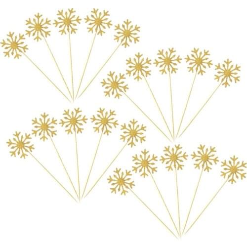 2020Custom Christmas Snowflake Cupcake Topper Baby Girls boy Birthday Party Decor Kids Christmas Cake milestones birthday