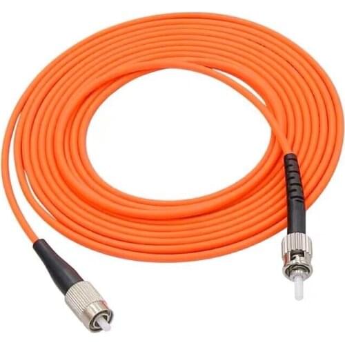 5pcs/lot FC/UPC-ST/UPC Simplex,Diameter3.0mm OM1 Multimode Fiber Optic Patch Cord,Length 1M 2M 3M 5M 10M or Accept customization