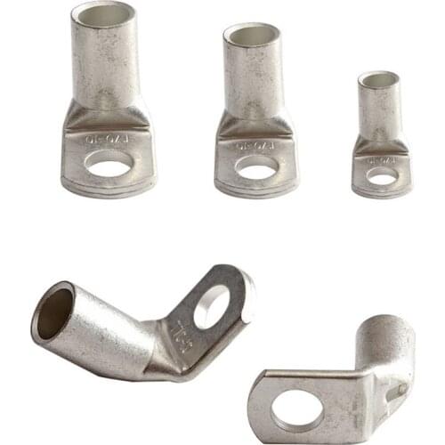 5pcs T90-degree copper tube terminal T90-6 / 5-T90-70 / 12 90-degree bending copper line nose bending corner pressure line nose