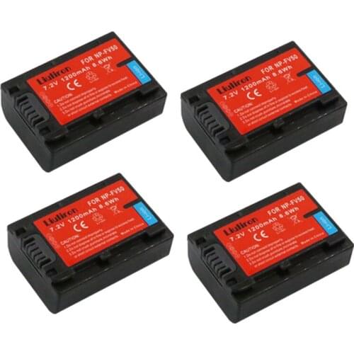 NP-FV50 NP FV50 Camera Battery for SONY HDR CX390 290E PJ510 820E 790E 660E XR260 CX700E PJ50E 30E SR68 CX180E VG10E