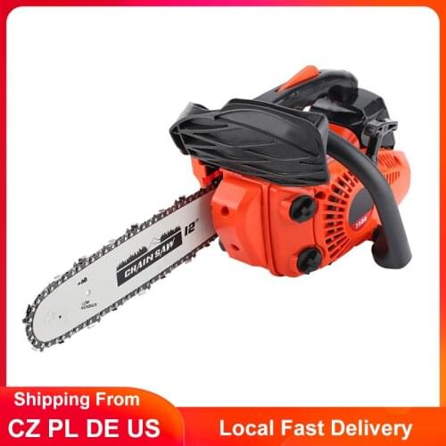 12 Inch Gasoline Chainsaw 900W Electric Chain Saw Wood Cutting Chainsaws DIY Power Tool 25.4CC 3000r/min