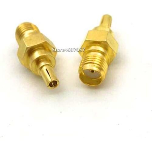 CRC9 Male Plug To SMA Female Jack RF Connector Straight Gold plated Adapter