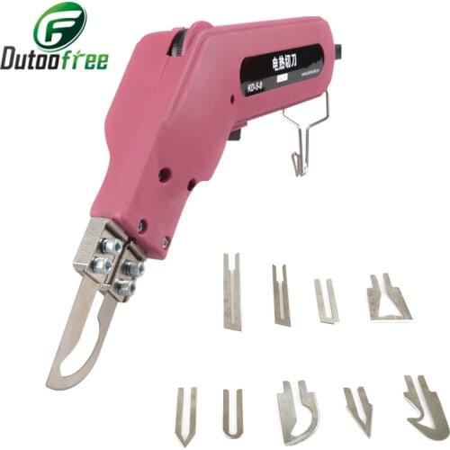 Hot Melt Cutting Electric Knife 100W Hand Hold Heating Knife Cutter Hot Cutter Fabric Rope Electric Cutting Tools Hot Cutter