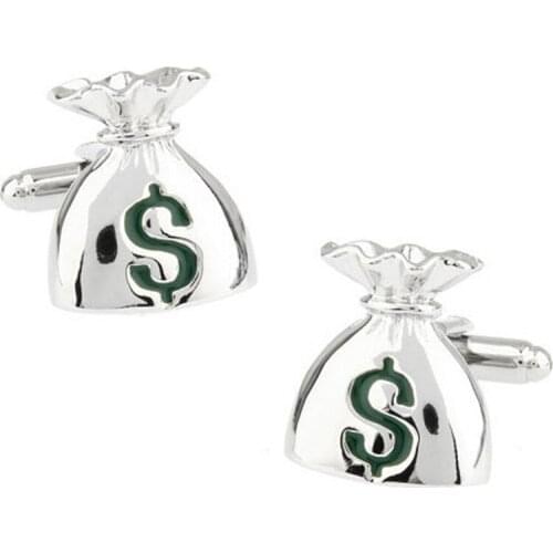 Purse Cufflinks Mens Gifts High-grade French Shirt Accessories Buttons Personality Trendy Simple Business Cuff Links