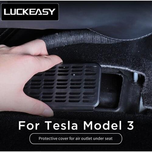 LUCKEASY Car air inlet protection cover for Tesla Model 3 Effectively prevent falling from clogging