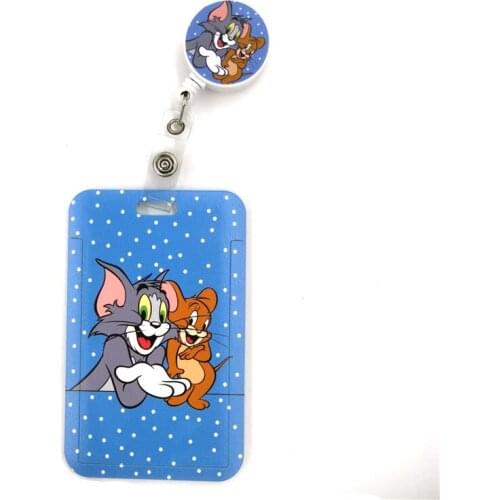 Fashion Women Card Holder Lanyards Colorful Retractable Badge Reel Nurse Doctor Student Exhibition ID Cards Clip Badges Holder