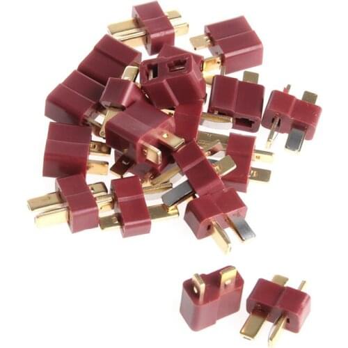 NEW 10 Pairs T Plug Male & Female Connectors Deans Style For RC LiPo Battery L4MB