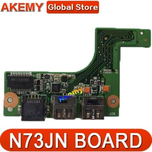AK NEW FOR ASUS N73 N73J N73JQ N73JF N73JN THERNET BOARD USB BOARD N73S_LAN_IO_BOARD WORKS