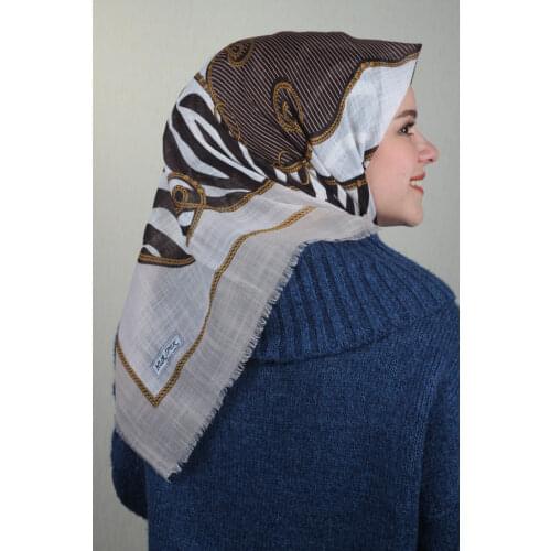 NUR SILK PATTERNED LINEN FLAMLI SCARF-DESEN-27-RENK-06