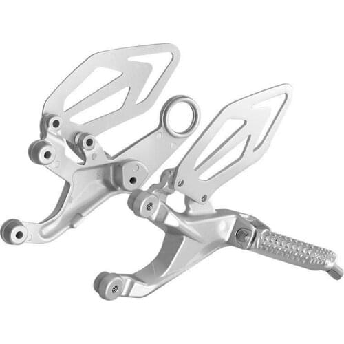 Motorcycle Rider Driver Foot Pegs Footrest Bracket Set For BMW S1000RR 2015-2017 2016