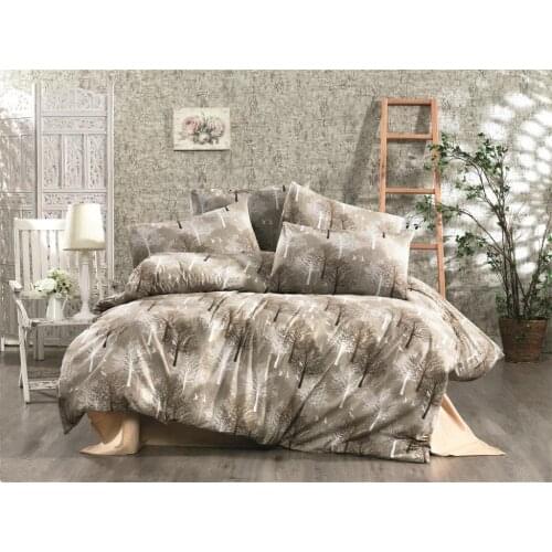 Duvet Cover World Single Personality Ranforce Duvet cover set Tree Coffee