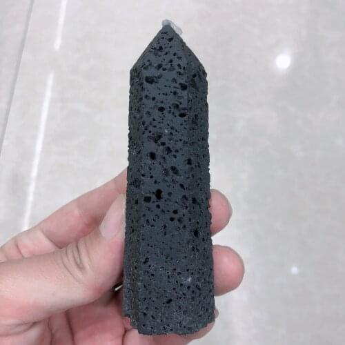 Natural Crystals Quartz Volcanic Tower Point Energy Reiki Stones Room Home Office Aquarium Decoration Accessories Gemstone