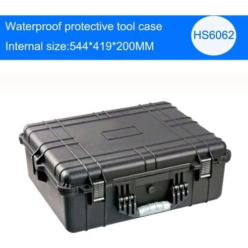 Profession Tool case toolbox suitcase Impact resistant sealed waterproof plastic case equipment camera case with pre-cut foam