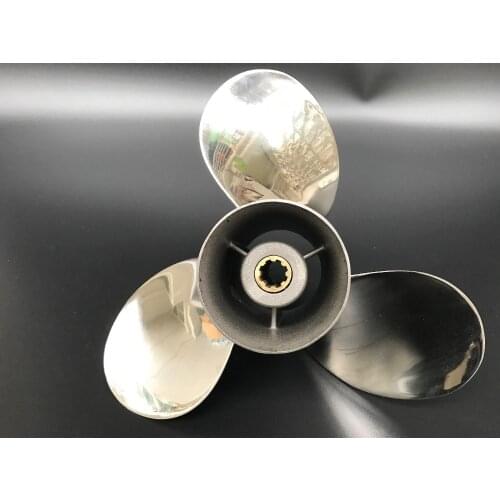 9 1/4x9 for yamaha stainless steel Propellers 8 tooth spline Mariner boat accessories marine propellers