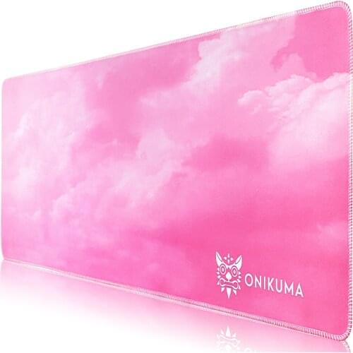 Pink Gaming Mouse Pad Computer Mousepad With Durable Stitched Edges 32-inch Large Mause Pad PC Desk Play keyboard Mouse Mat