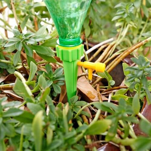 6/12 PCS Auto Drip Irrigation Watering System Dripper Spike Kits Garden Household Plant Flower Automatic Waterer Tools