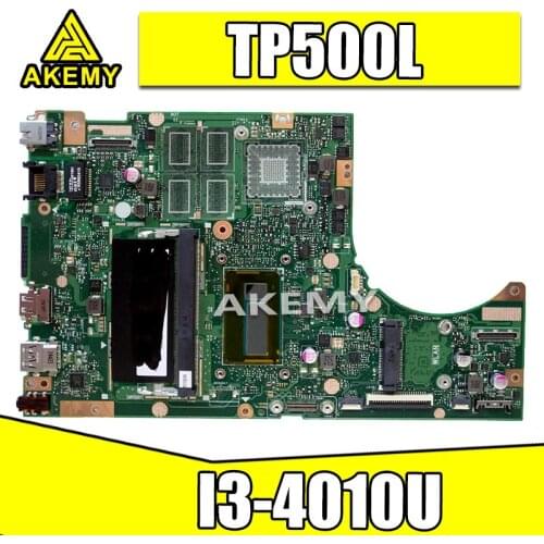 Transformer Book Flip For Asus TP500L TP500LA TP500LN REV2.0 I3-4010U 4G Intergated Memory On Board Laptop Motherboard System
