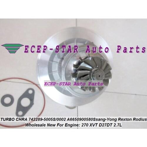 Turbo Cartridge CHRA GT2056S 742289 742289-5001S 742289-0003 742289-0002 A6650901280 For Ssang Yong Rexton Rodius 270 XVT D27DT