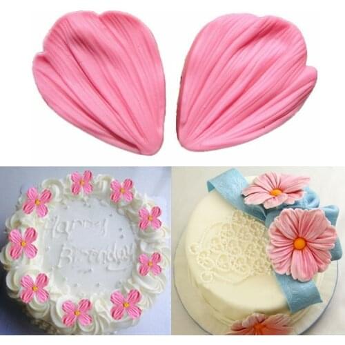 Fondant Cake Decoration Silicone Mold Chrysanthemum Petals Chocolate Mold Fondant Cake Decoration