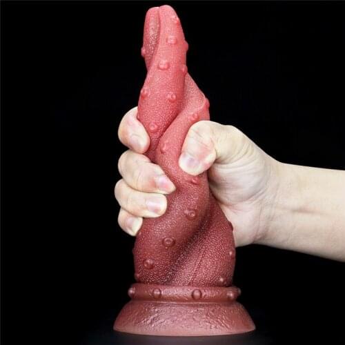 Unisex! Soft Spiral Tongue Dildo With Suction Cup Female Masturbation Penis Male Prostate Massage Anal Plug Adult Products