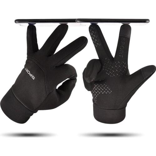 Windproof Winter Warm Gloves Cycling Bicycle Bike Gloves Outdoor Sports Full Finger Camping Hiking Motorcycle Gloves