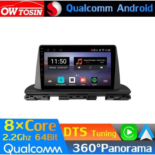 Qualcomm 8Core Android Car Media For Kia Cerato Forte 4 K3 BD 2018-2020 GPS 360 Camera Radio CarPlay HIFI Optical HDMI Head Unit