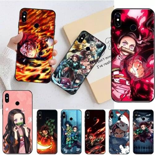 Kimetsu no Yaiba Japan Anime manga Phone Case For Xiaomi Redmi note 7 8 9 t max3 s 10 pro lite coque funda shell cover