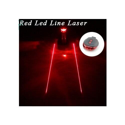 Tail light (5LED+2Laser) Cycling Safety warning Bicycle Rear Lamp Bike Laser Tail bike Light Bicicleta Caution TL0228