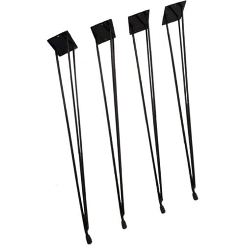 Metal Wire Billets And Wood Zigon Coffee Table Leg 51 Cm 4 pcs