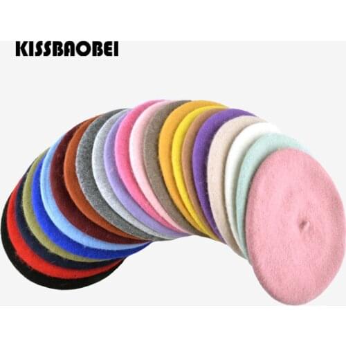 Fruit Color Sweet Style Women Berets Hats Fashion Kawaii Flat Top Caps For Girls Beautiful Decoration Dating Winter Bonnet