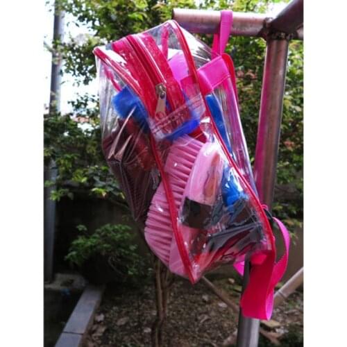 10pcs/set Horse Hair Combs Massage Curry Brush Sweat Cleaning Kit Scrubber Horse Grooming Tool Set Bathing Cleaning Supply Sets