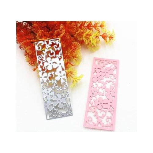 12.1*4cm Hollow embossing DIY Metal Cutting Dies 3D DIY Scrapbooking Carbon Sharp Craft Die Photo Invitation Cards Decoration